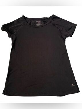 🎆🎇3for$9 Danskin Now short sleeve girls top- size M (7/8) black